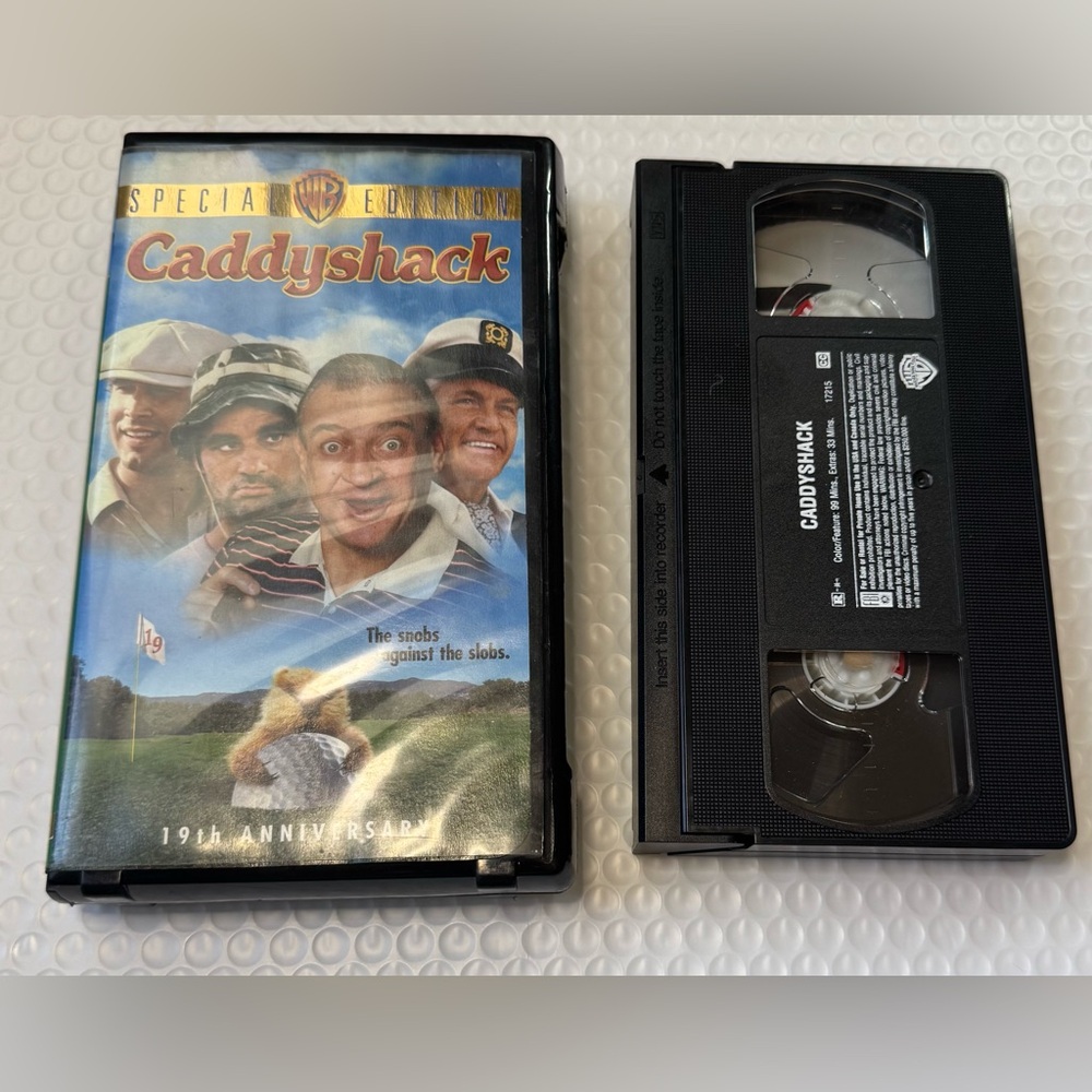Warner Bros. Caddyshack Special Edition VHS - clamshell